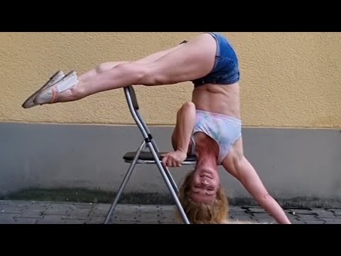 Little Chair Dance Choreography @GETFITPOLE #chairdance #chairtricks #acrochair
