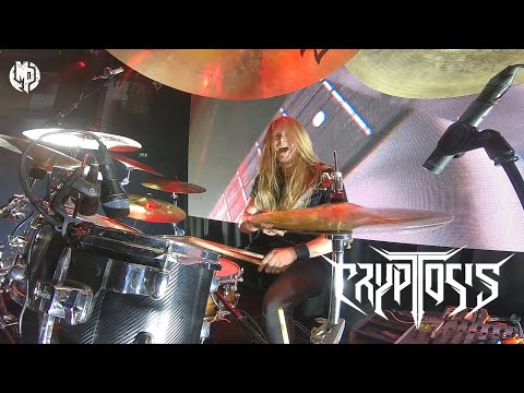 CRYPTOSIS - Flux Divergence  Live Drumcam