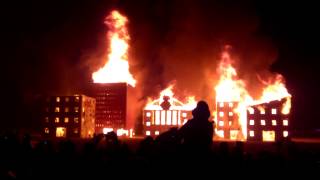 Burning man 2012 - Walk across the playa to Burn Wall Street