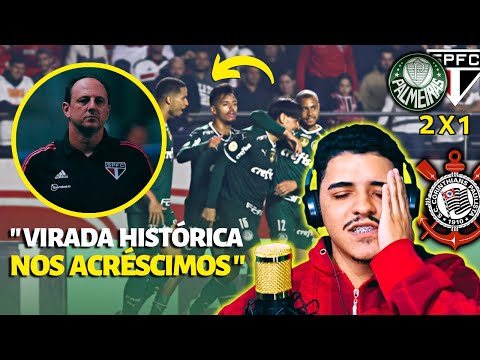 REACT SÃO PAULO 1 X 2 PALM TREES | TURNED IN THE ADDRESSES AND YOU CAN'T DRY THE GREEN