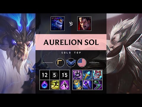 Aurelion Sol Top vs Darius - NA Diamond Patch 25.19