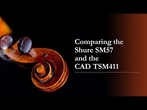 Comparing the CAD TSM411 to the Shure SM57