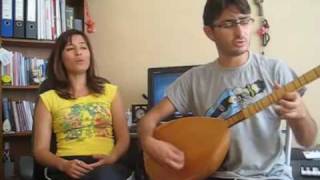 oduncular dağdan odun indirir