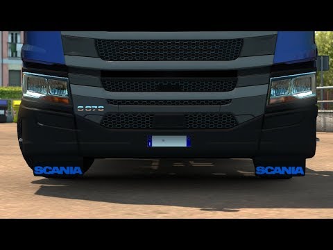 [1.30] Euro Truck Simulator 2 | Front Mudflaps Scania Next Gen R and S v1.1 | Mods