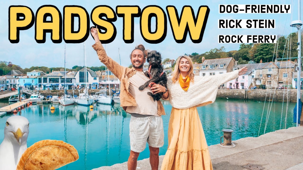 Best of PADSTOW, Cornwall! Dog-friendly cafes, Rick Stein & Ferry to Rock | England Travel Vlog