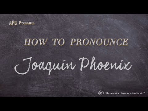 How to Pronounce Joaquin Phoenix (Real Life Examples!)