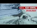 Heavy Snowfall Near Atal Tunnel Rohtang Manali Leh highway Koksar Sissu Khangsar
