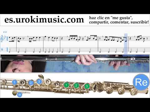 Como Tocar Flauta Major Lazer & DJ Snake - Lean On Tablatura Parte#2 um-i927