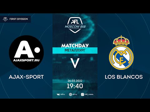 AFL22. First Division. Day 3. Ajax-Sport - Los Blancos 20
