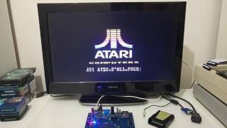 First demonstration of the EclaireXL v2 board (Atari XL FPGA based computer)