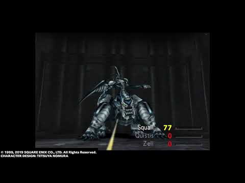 FF8 Squall Solo vs Low-Level Omega Weapon, One-Hit Kill with Lion Heart