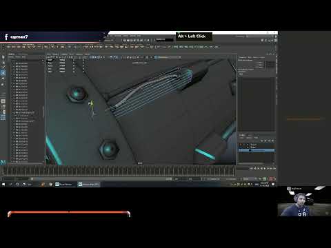 live session Part 3 the star wars hard surface modeling in Maya