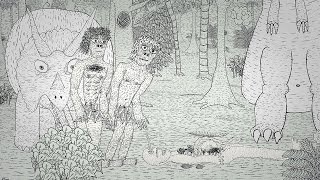 Adam & Steve episode 2 - weird trippy 4k Creationism cartoon - Sumerias1's strange bizarre animation