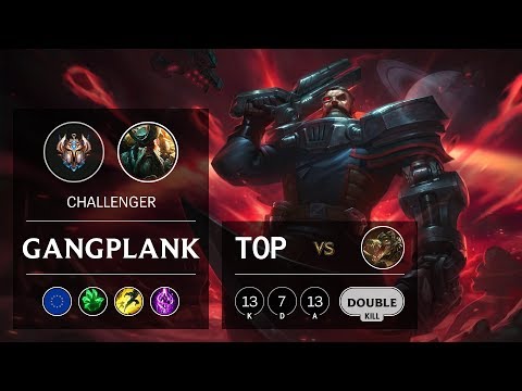 Gangplank Top vs Renekton - EUW Challenger Patch 9.21