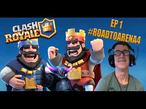 andiamo a comandare su clash royale : #roadtoarena4