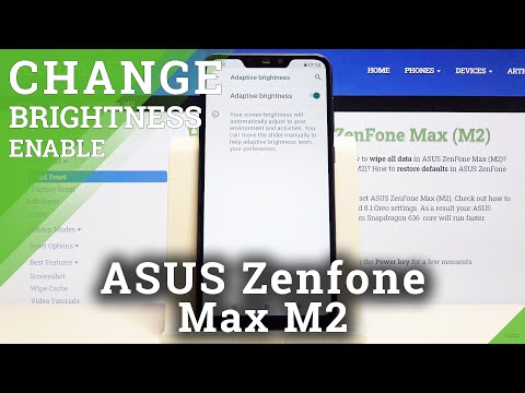 How to Activate Turn On Auto-Brightness in Asus ZenFone Max M2?