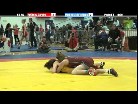 53 KG SF - Whitney Conder (Army) vs. Michaela Hutchison (TMWC)