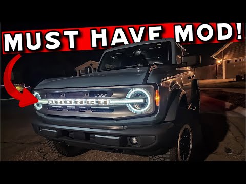 HOW TO INSTALL ILLUMINATED LED LETTERS ON FORD BRONCO GRILL! ORACLE LIGHTING LIGHT UP LETTER BADGES!