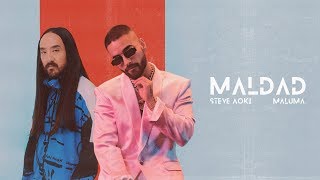 Kadr z teledysku Maldad tekst piosenki Steve Aoki & Maluma