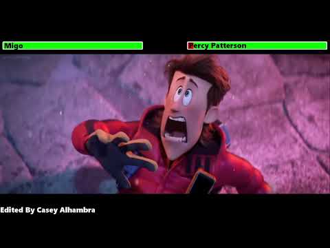 Smallfoot (2018) Meeting Bigfoot Scene with healthbars