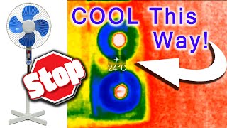 Too HOT? Cool your room Properly. How to Stop blowing hot Air in house: Natural AC with Window Fans?