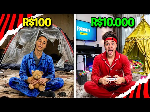 Pajama Party: R$100 vs. R$10,000