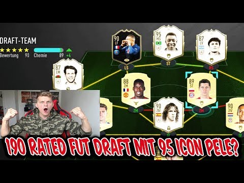 Schaffen wir das 190 Rated FUT DRAFT mit der 95 ICON PELE? - Fifa 20 Ultimate Team Deutsch