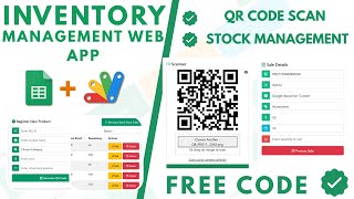 Free Inventory Management System with POS & QR Scanner | Google Sheets + Apps Script