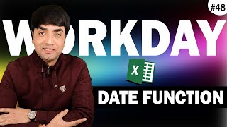 Excel Workday function: Find end date - exclude weekends & holidays | Workday and Workday.intl