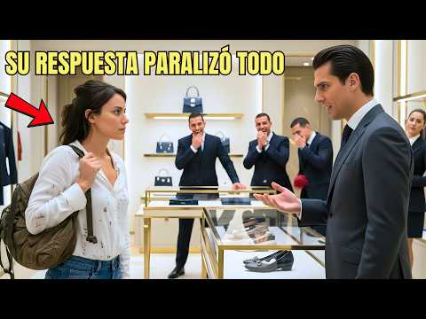 El cliente más rico de la ciudad ordenó en francés que la ignoraran…y la respuesta paralizó la tiend