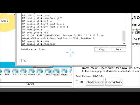 9.2.2.7 Packet Tracer - Configuring Multiarea OSPFv3