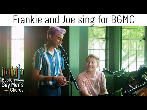 Frankie & Joe sing to support Boston Gay Men's Chorus