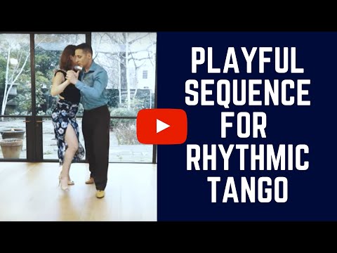 Rhythmic tango: A simple movement for playful tango dancing (contraposition)