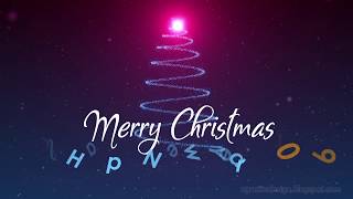 Snowy Christmas Tree Light And New Year 2019 Greeting Animation Background And Alpha