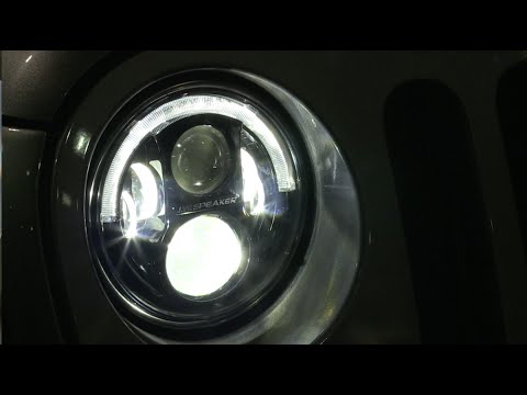 JW Speaker 8700 Evolution J Series LED Headlight for Jeep Wrangler JK Review