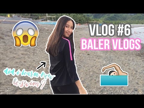 My cousin taught me how to swim