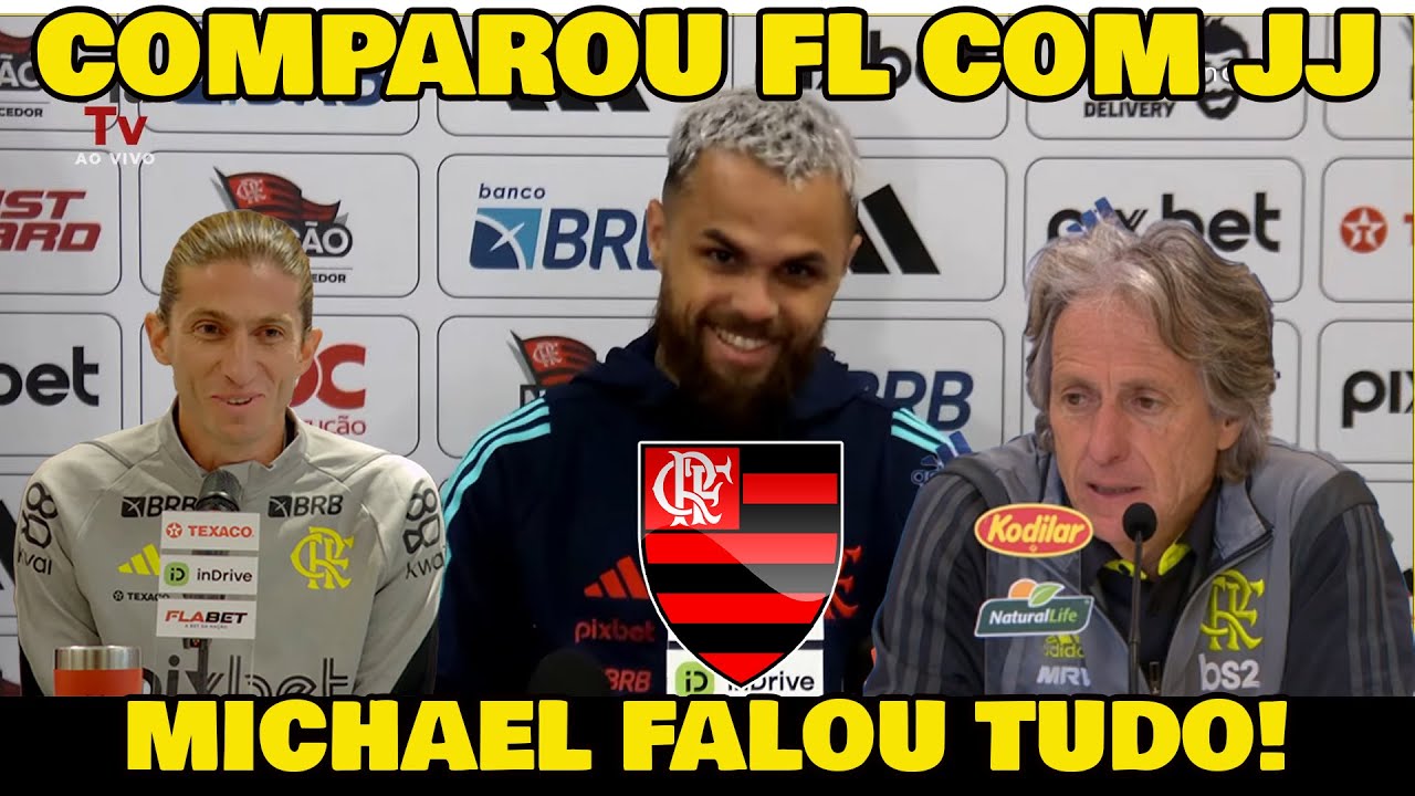 MICHAEL DEU AULA NA COLETIVA! "FILIPE LUÍS É IGUAL JORGE JESUS" SABE POR QUÊ?