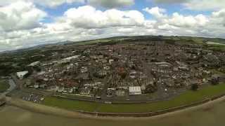 preview picture of video 'DJI Phantom  Gopro :3 Leven beach 29/06/2014'