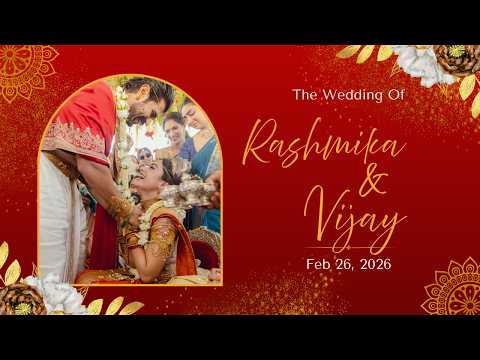 Rashmika and Vijay Devarakonda Wedding Video ( Slides ) | Virosh Wedding | | TV5 News