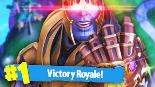 WINNING AS THANOS | Fortnite Battle Royale (Thanos Mode)