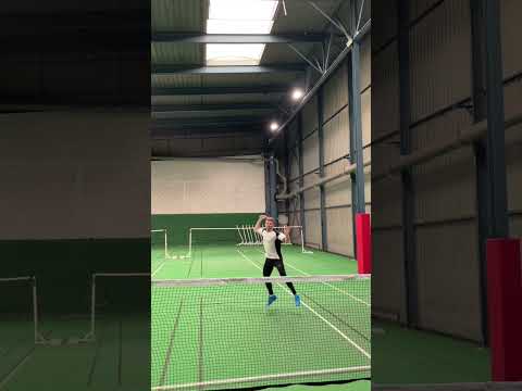 Badminton déplacement coup droit