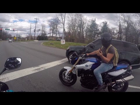 Thumbnail for Motorcycle Race: BMW F800R VS CBR 300r (Fast, reckless, and top speed fun) by BMW F800R