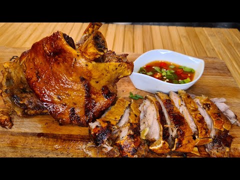 Roasted Pork knuckle |CRISPY Pork Knuckle  Roast PORK HOCK | Tasty & Easy Recipe  | Kersteen Kitchen