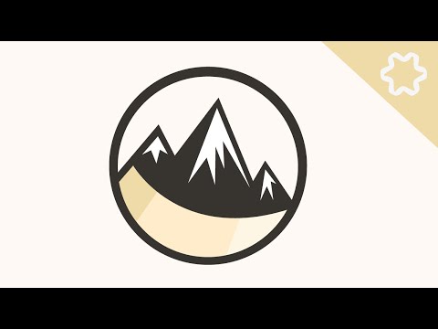 Water Drop Logo Design Tutorial With Different color every layer Adobe illustrator tutorial