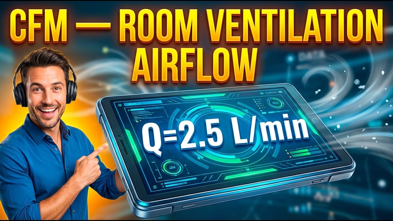 CFM Calculator — Room Ventilation Airflow