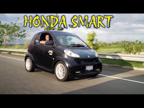 TUNED MY HONDA ENGINE SWAPPED SMART CAR AND ITS AWESOME!!!! How much power??