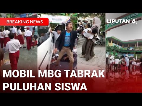 BREAKING NEWS! Mobil Pengangkut MBG Tabrak Puluhan Siswa SDN 01 Kalibaru Jakarta, Picu Kepanikan