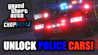 GTA Online: How to Unlock, Purchase, and Customize POLICE Cars In The Chop Shop DLC!