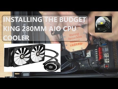 How to Install ID-Cooling Frostflow+ 280 (The cheapest 280mm AIO cooler!)