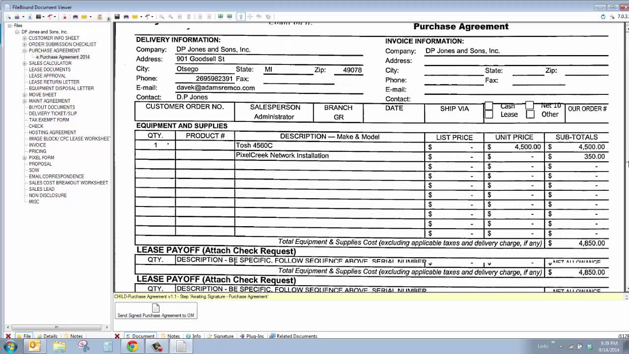Replacing an Eform in Filebound
